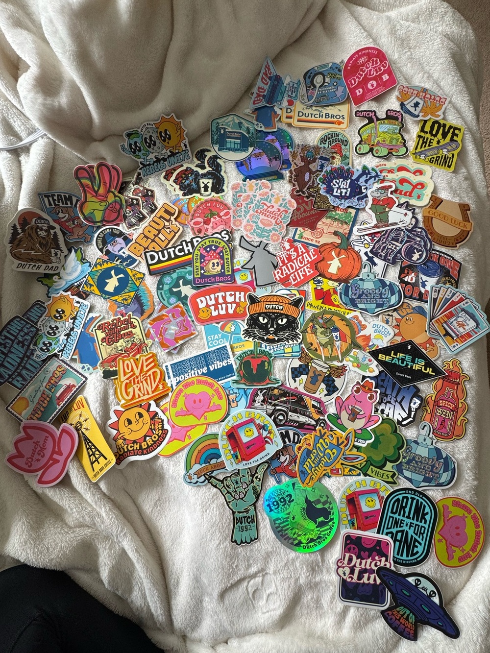 Dutch Bros Colorful Stickers